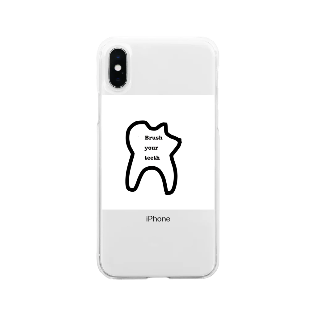 maaaaayaの歯ぐらい磨け Soft Clear Smartphone Case