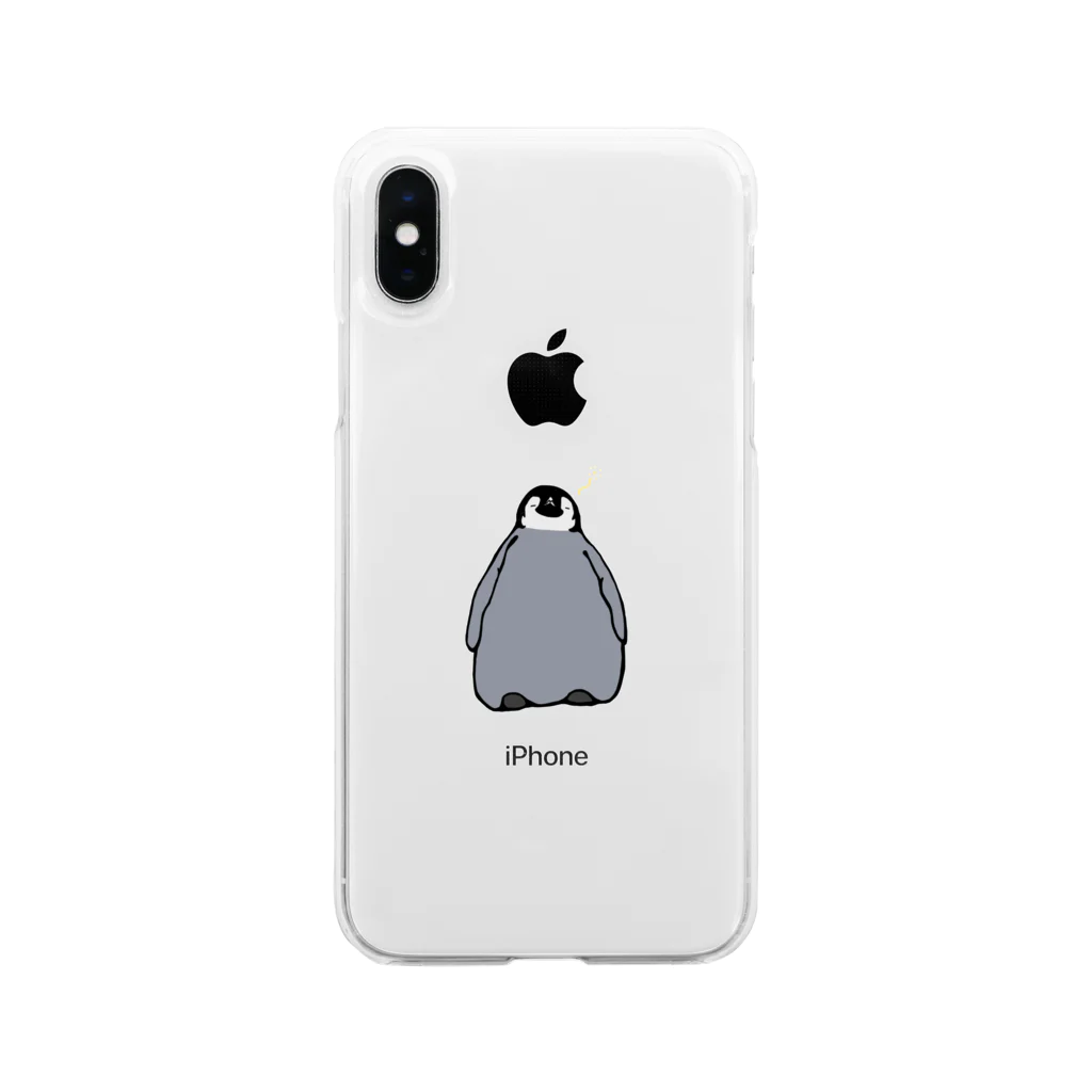 omi's クリエイターのペンギンの気持ち Soft Clear Smartphone Case