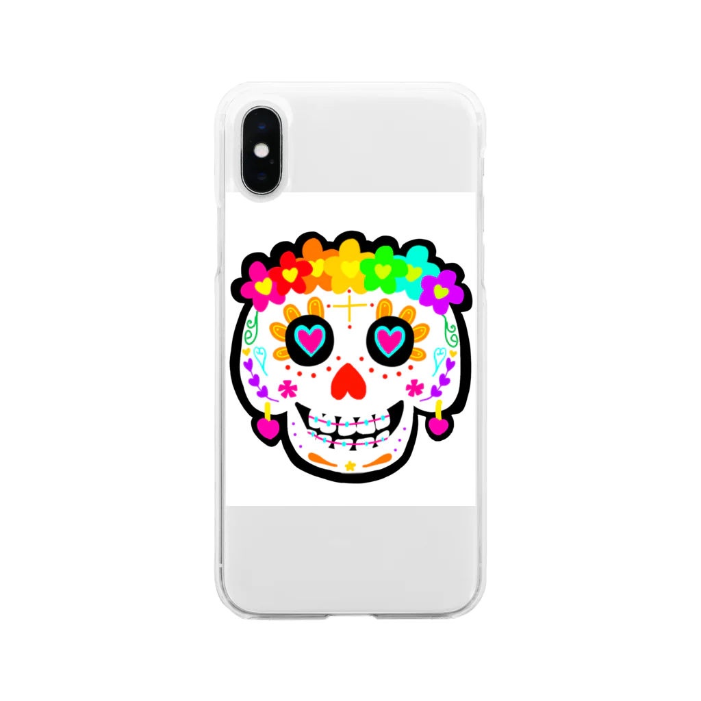 arcoirisのCalaveraー歯列矯正中ー Soft Clear Smartphone Case