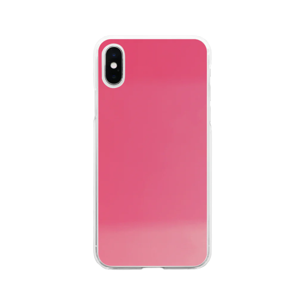 アユミーノのpink♡グラデーション Soft Clear Smartphone Case