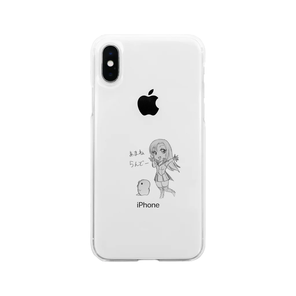 英雄貴族《goods-SHOT 》のあまね・らんどー Soft Clear Smartphone Case