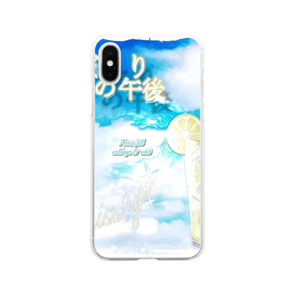 【ホラー専門店】ジルショップの陽だまりの午後 Soft Clear Smartphone Case