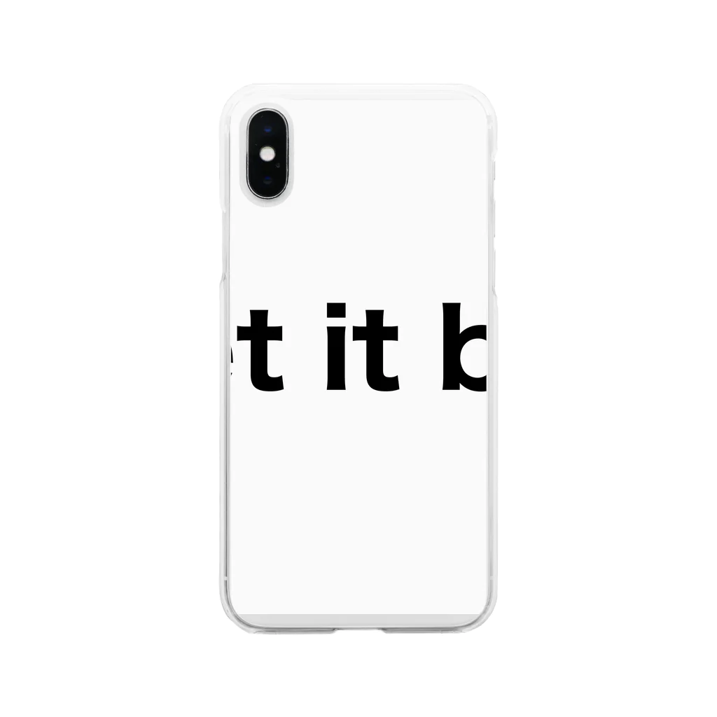 コーンのLet it be Soft Clear Smartphone Case