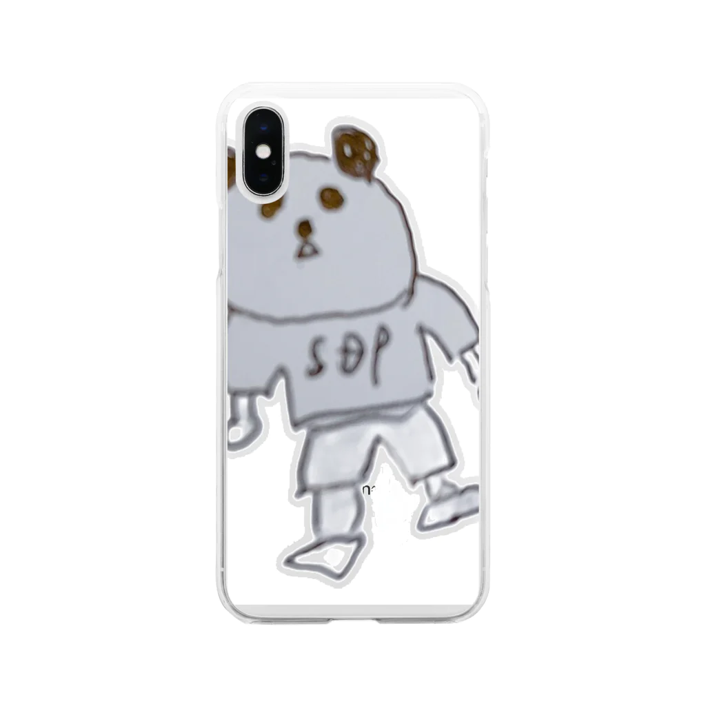 えりんぎのまるにんぱん Soft Clear Smartphone Case