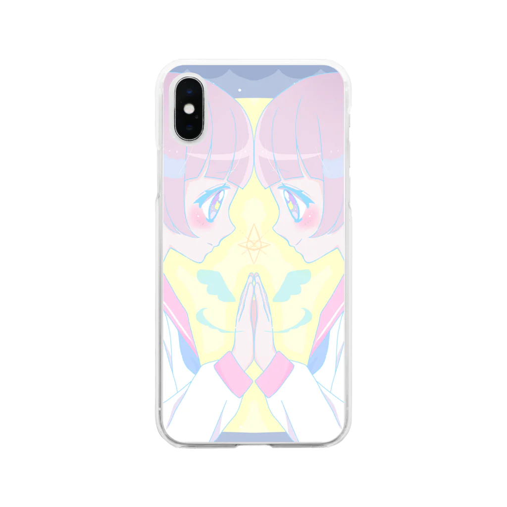 天の河ちゃるんの鏡の魔法、 Soft Clear Smartphone Case