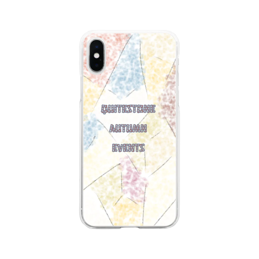 LeafCreateのQuiteStoneAutumnEvents Soft Clear Smartphone Case