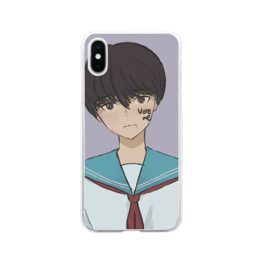 るるうるうのVote me Soft Clear Smartphone Case