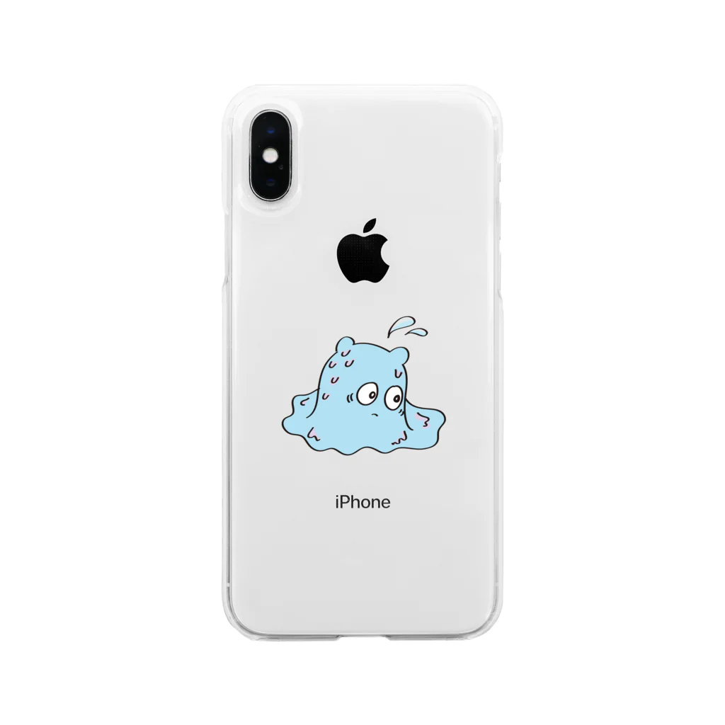 ポピーとなかまたちのあせるポピー Soft Clear Smartphone Case