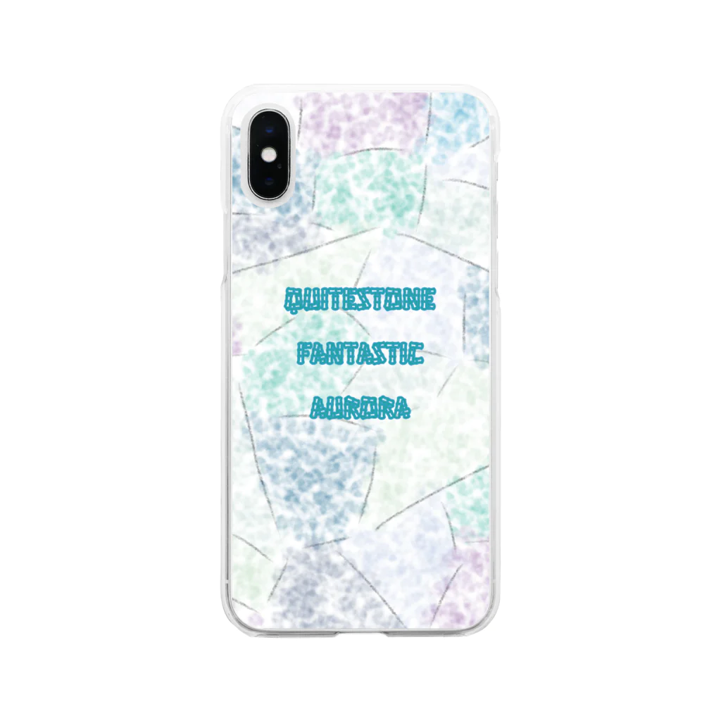 LeafCreateのQuiteStoneFantasticAurora Soft Clear Smartphone Case