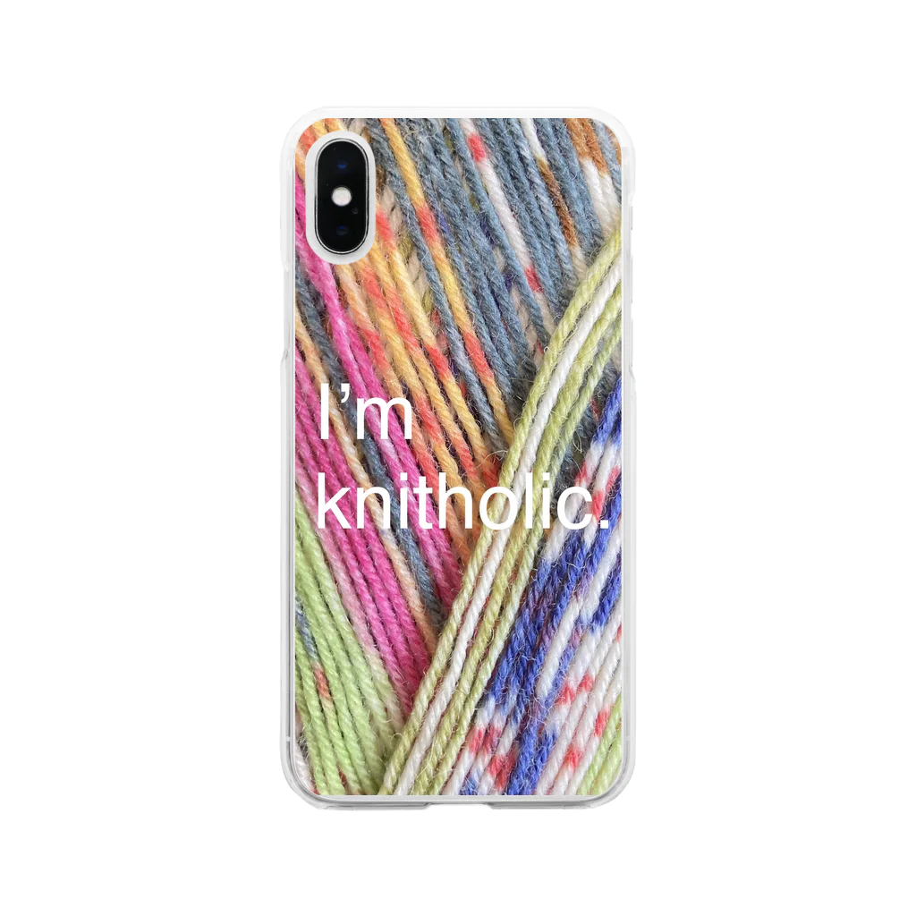 atelier AMOR (アトリエアムール)のI’m knitholic. 01 Soft Clear Smartphone Case