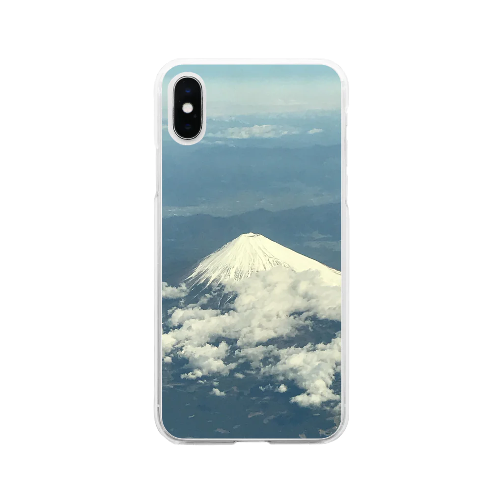 shachi3_dの雪化粧 Soft Clear Smartphone Case