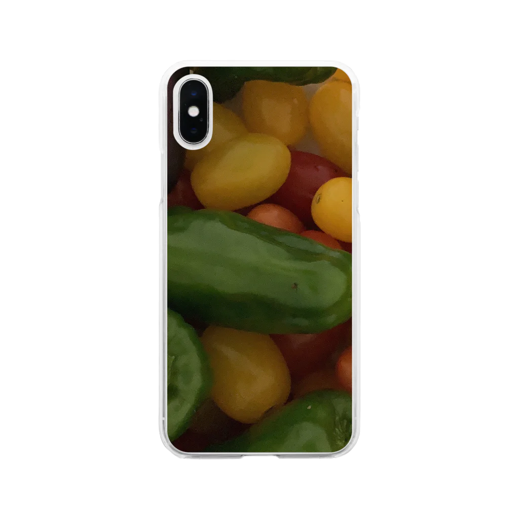 カーズの彩り野菜 Soft Clear Smartphone Case