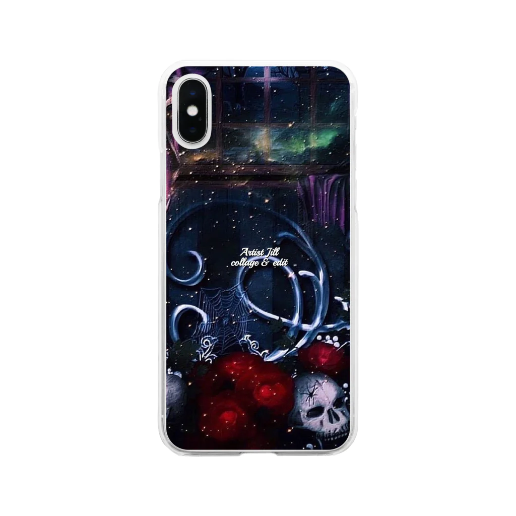 【ホラー専門店】ジルショップの(縦長)Dark Gothic Soft Clear Smartphone Case