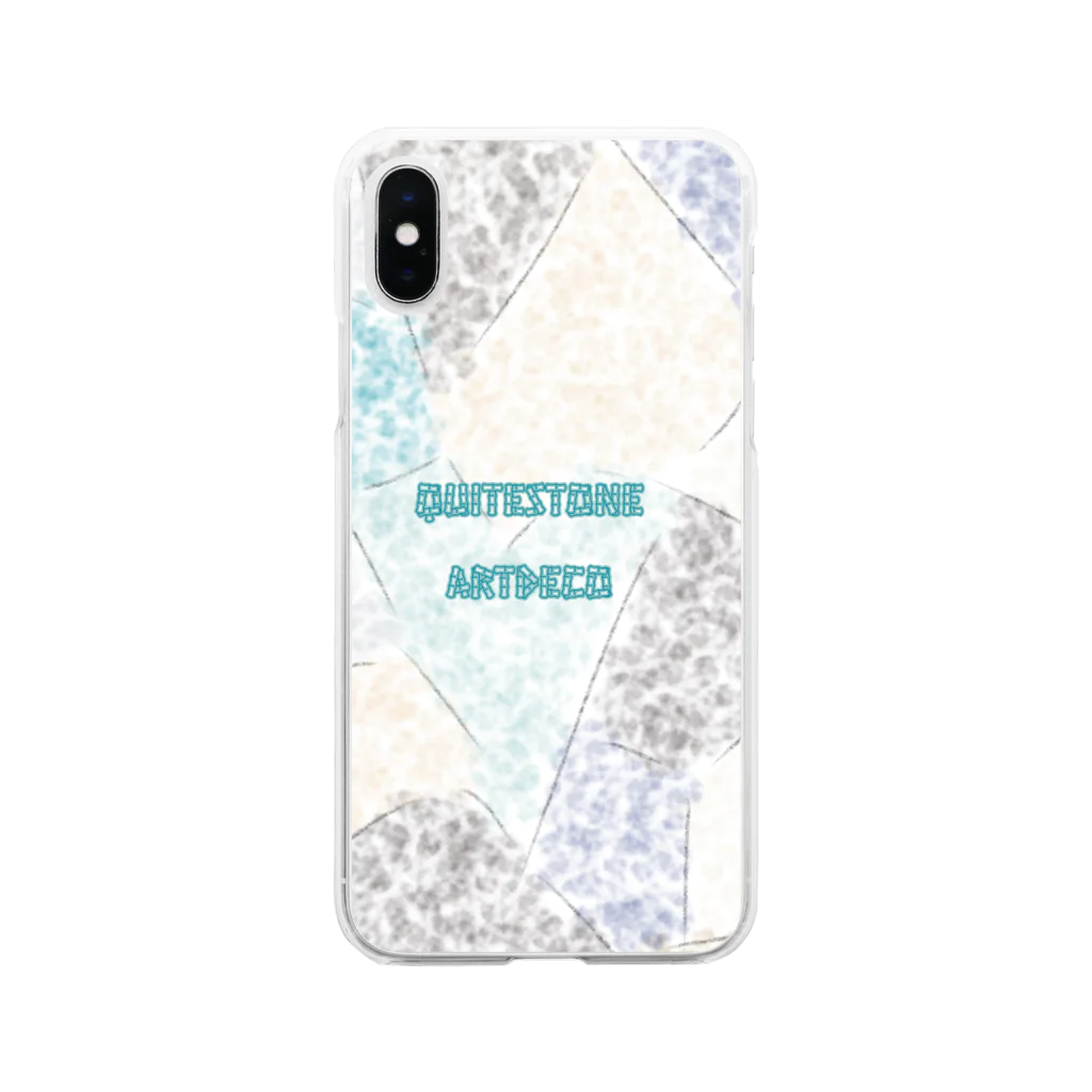 LeafCreateのQuiteStoneArtDeco Soft Clear Smartphone Case