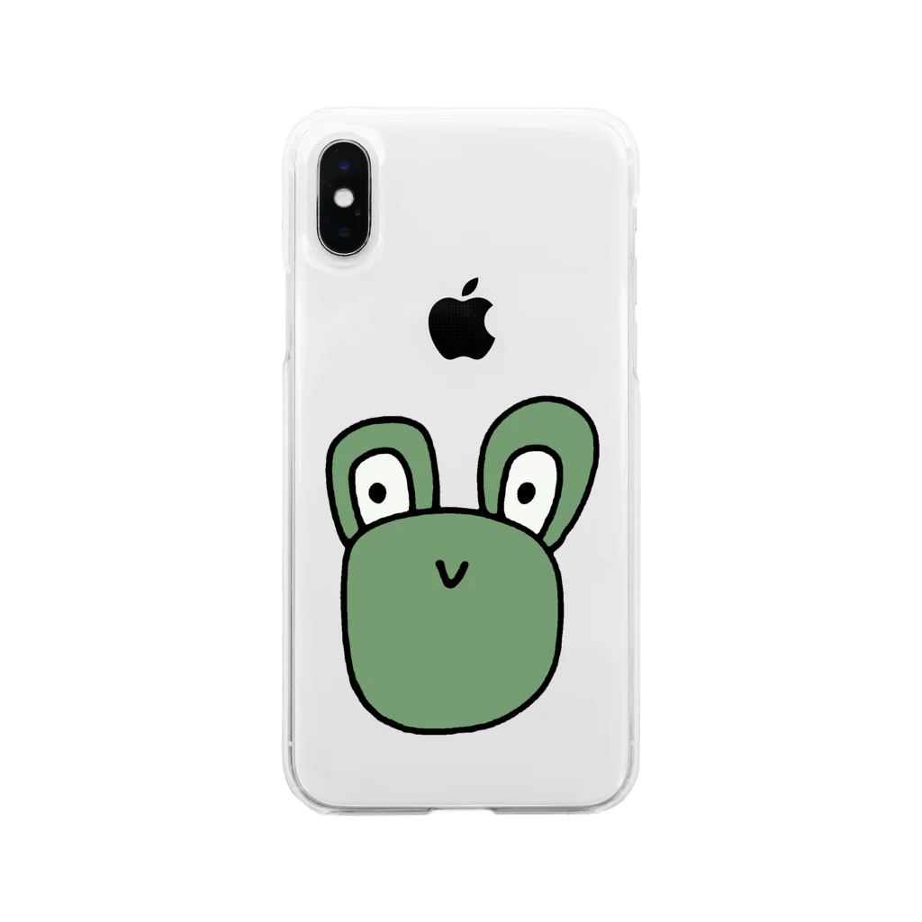 あやちの🐸みどりのかえる Soft Clear Smartphone Case