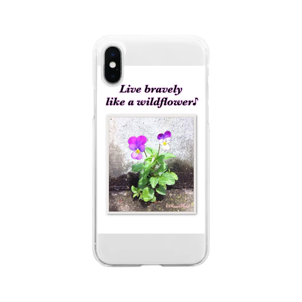 La Rose FleurのWildflower ソフトクリアスマホケース