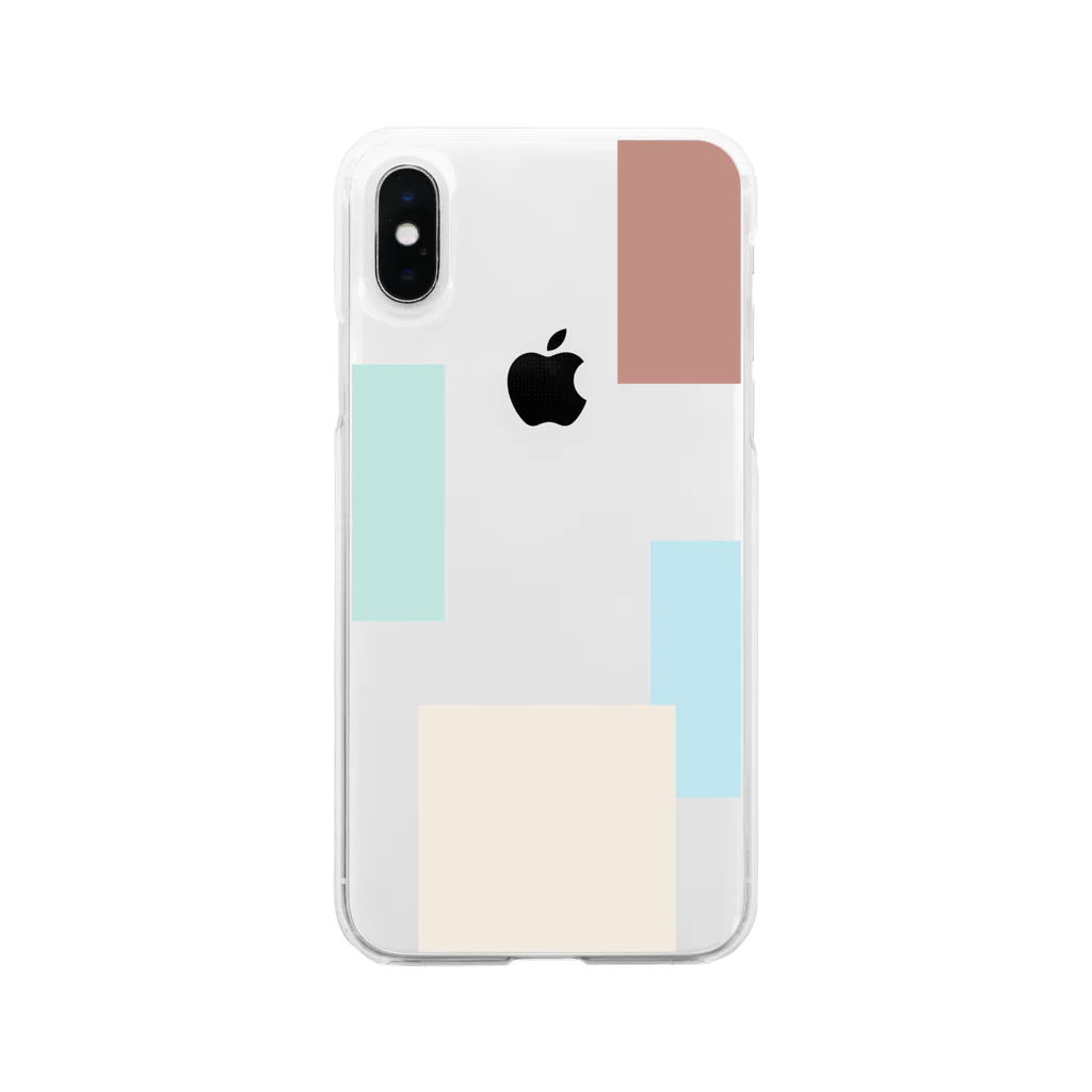 SlackerのCUBE Soft Clear Smartphone Case