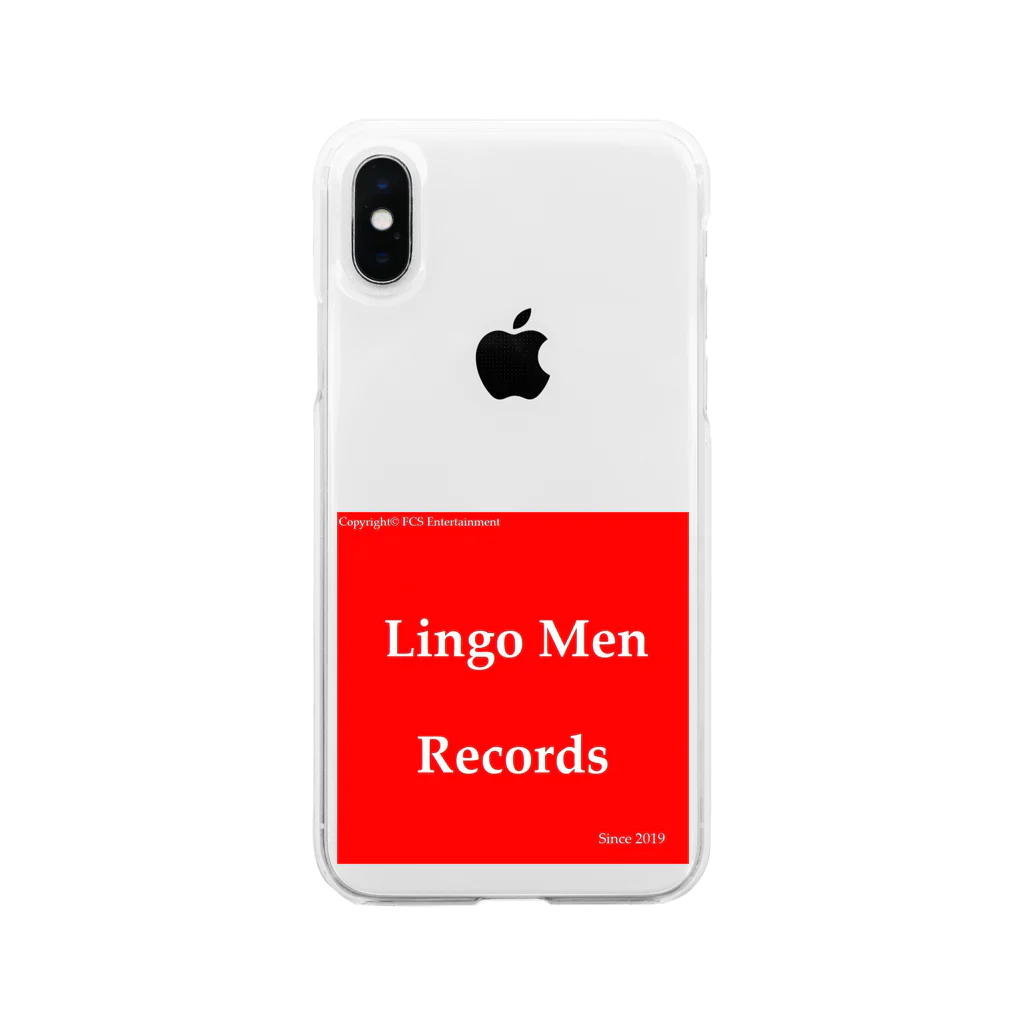 FCS Entertainmentの#Lingo_Men_Records Soft Clear Smartphone Case