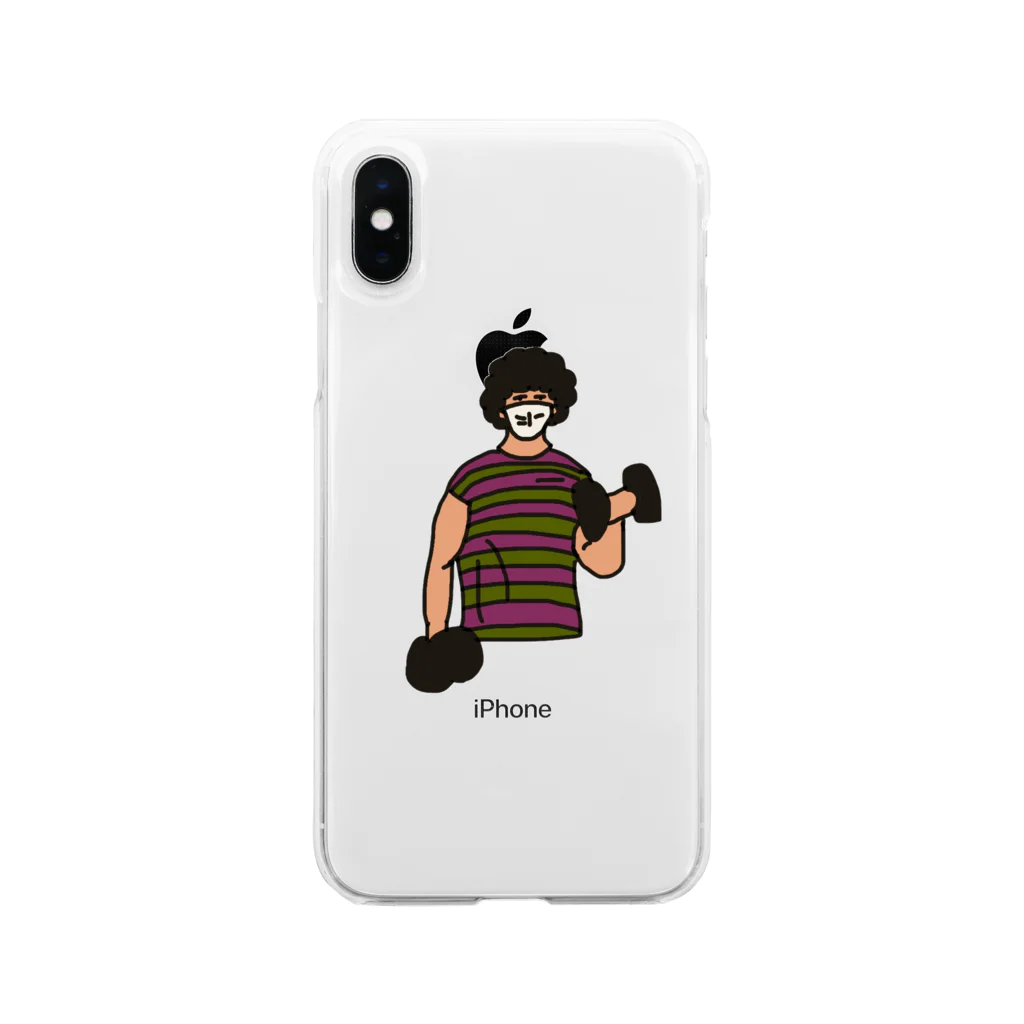 culture club B号室の木下くんのボッチトレ Soft Clear Smartphone Case