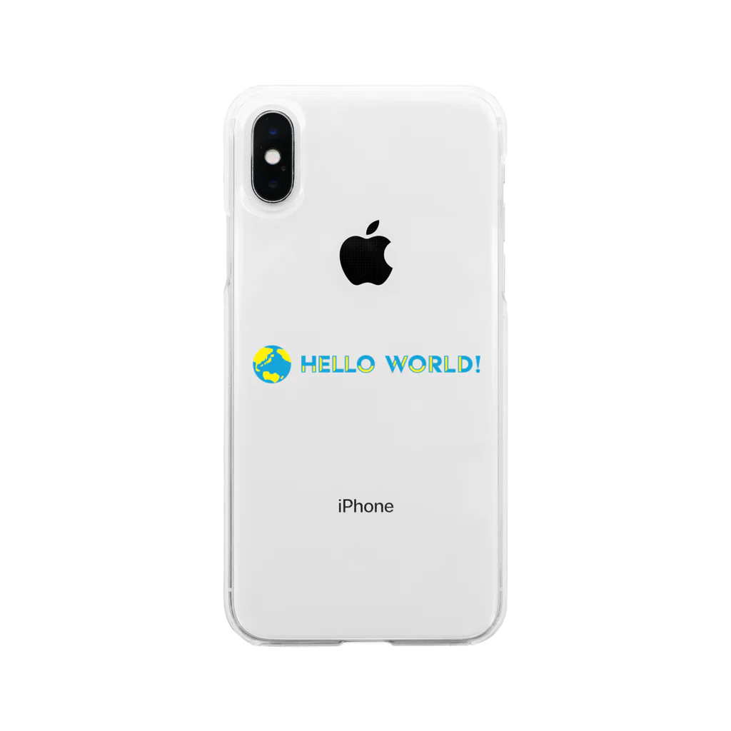 HelloWorld_suzuriのHelloWorld ソフトクリアスマホケース