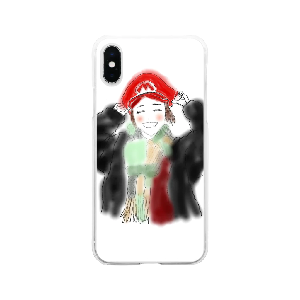 Rainの彼女が可愛い Soft Clear Smartphone Case