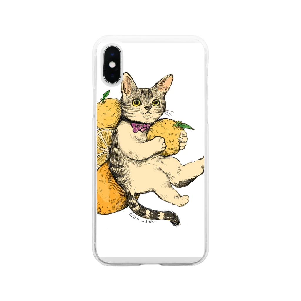 mumimumのぽんちゃん！ Soft Clear Smartphone Case