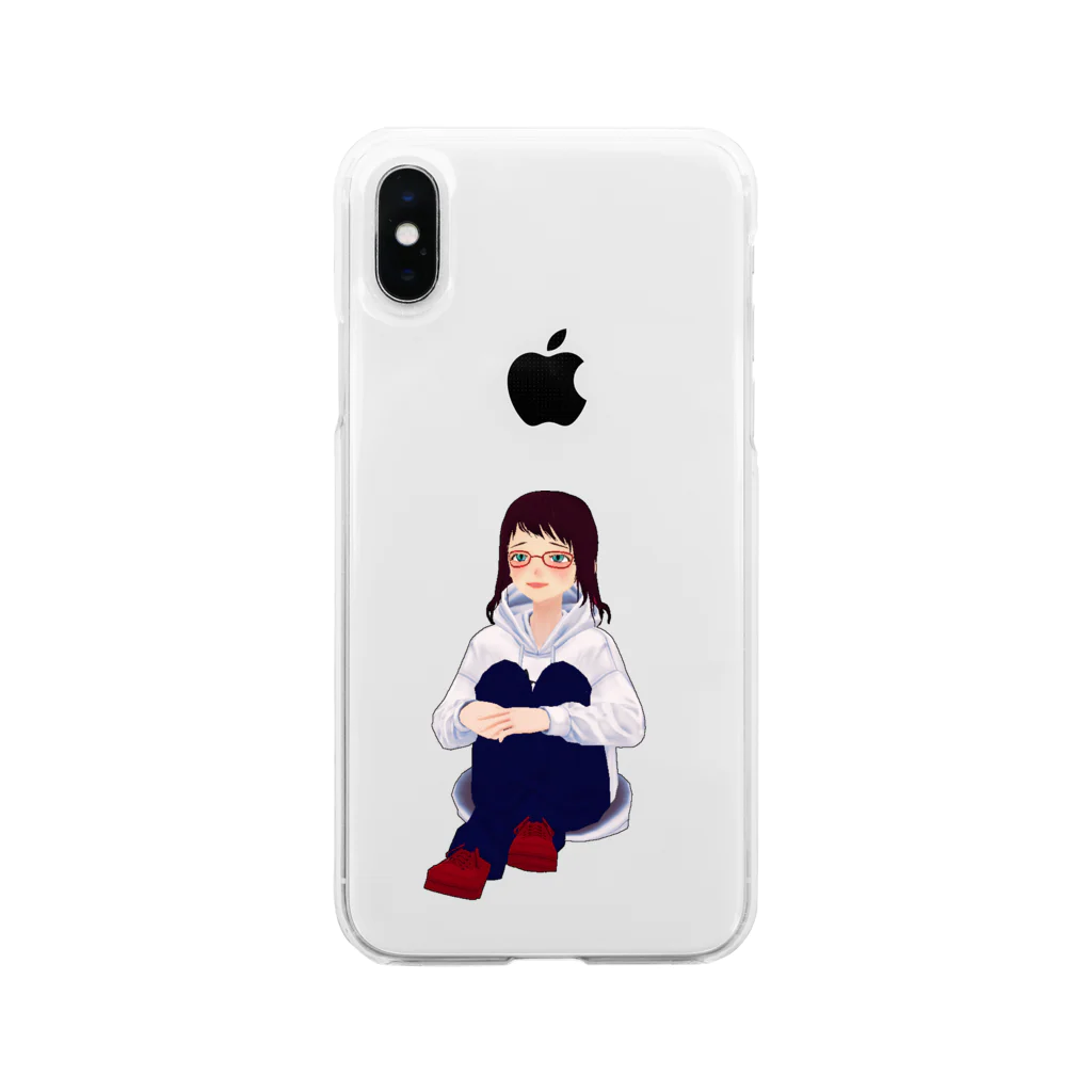 かなののまちぼうけ かなの Soft Clear Smartphone Case