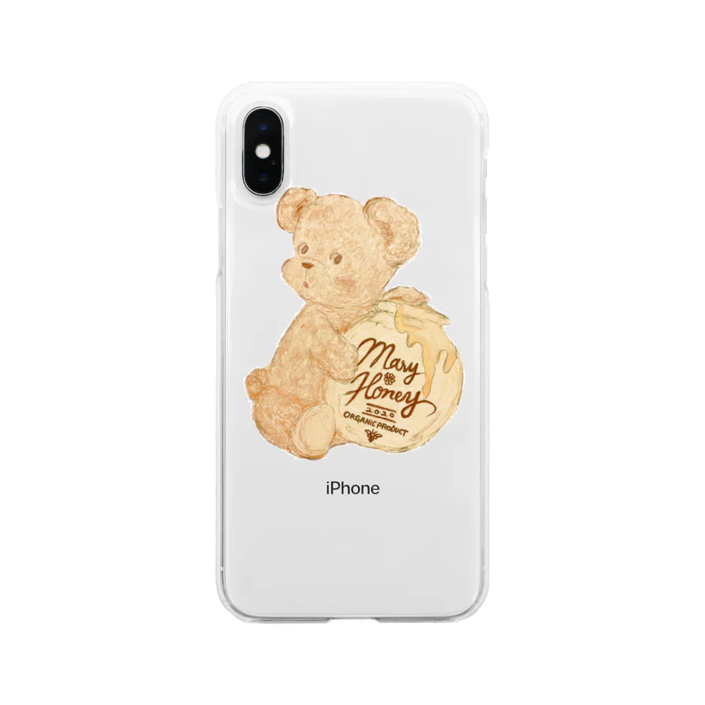 はなえみひまり ❁ maryhoney ❁のくまのヘーゼル Soft Clear Smartphone Case