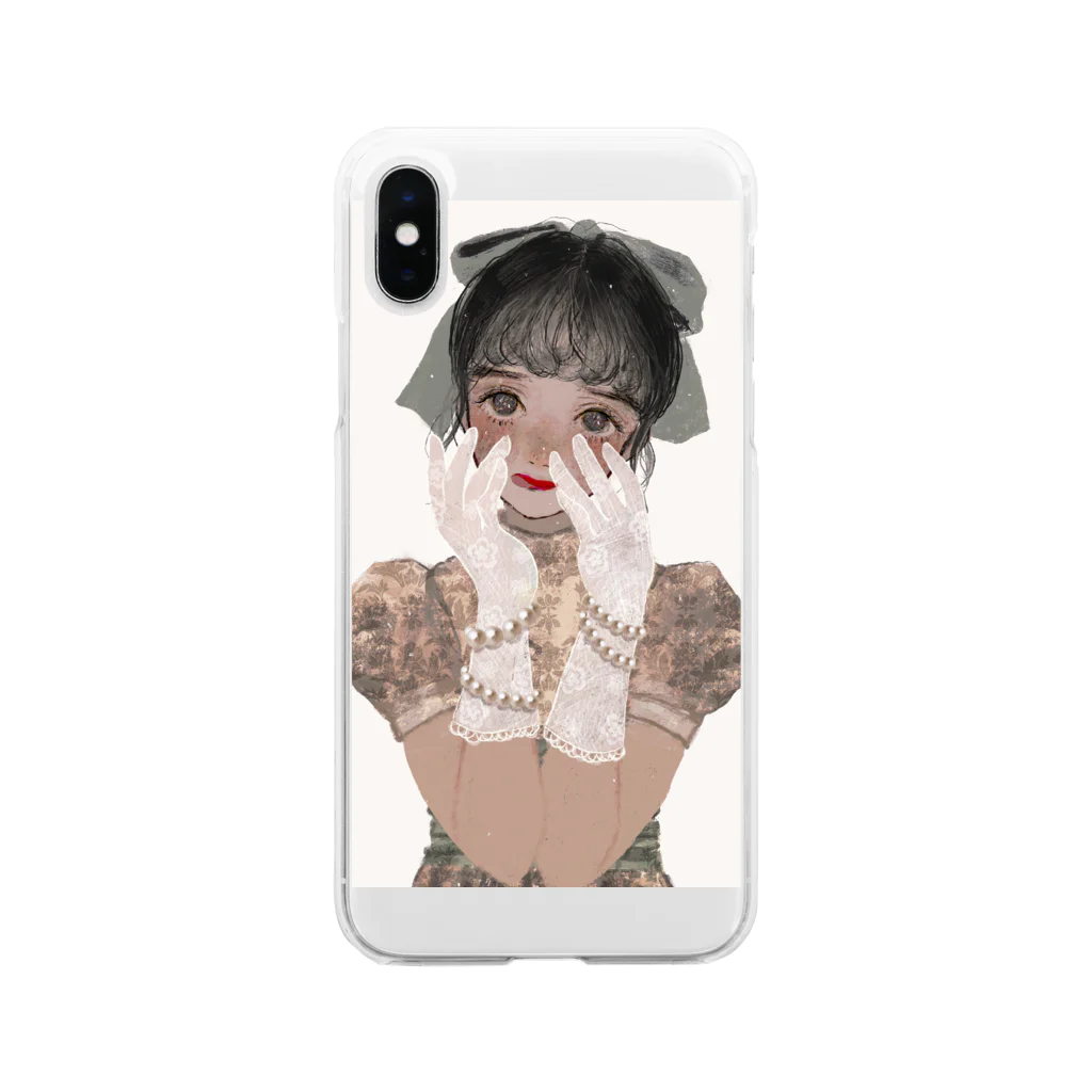 楠サトミの夢中 Soft Clear Smartphone Case