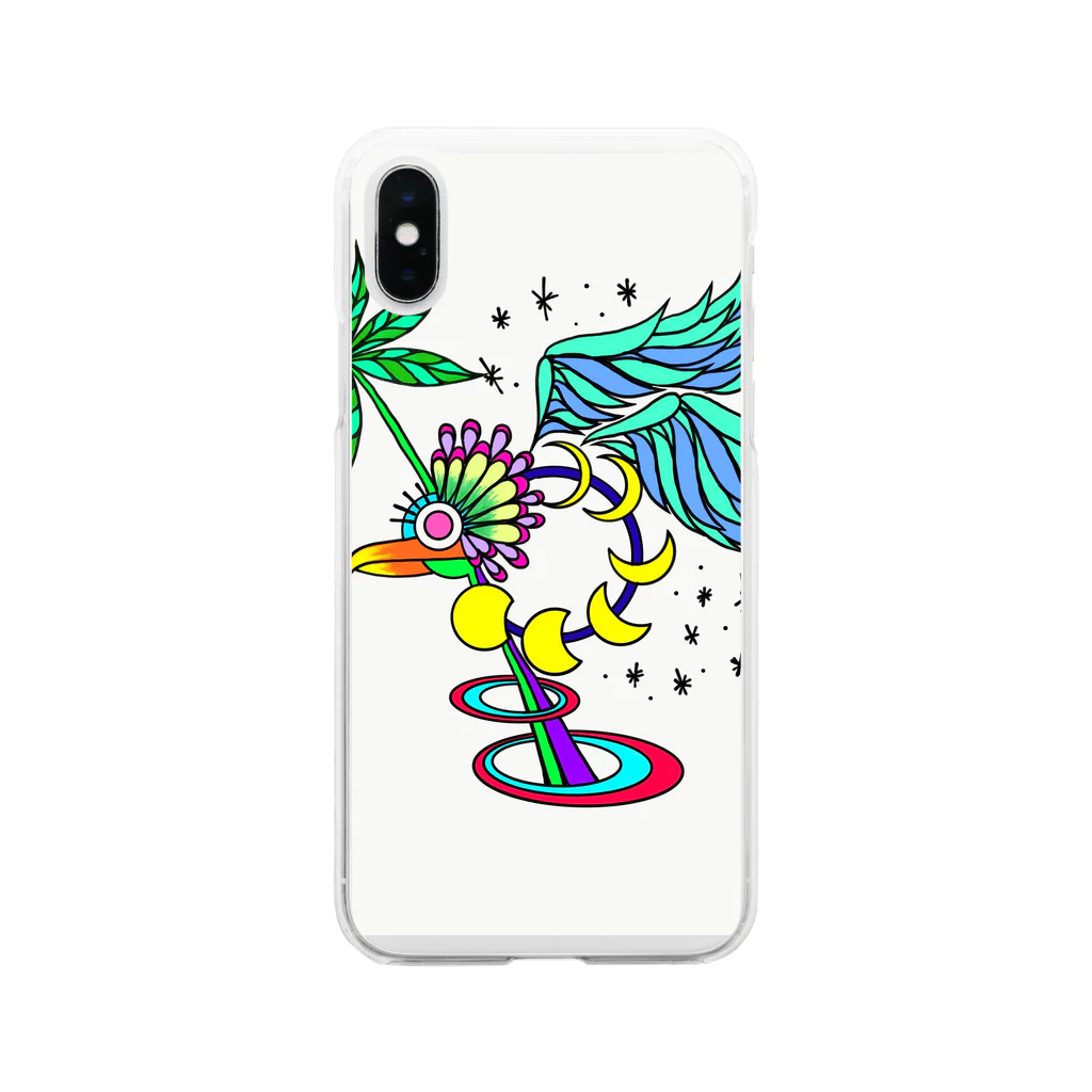 stargazerのStargazer Chill bird Soft Clear Smartphone Case