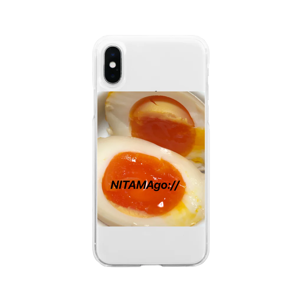 ケツノだよの「NITAMAgo://」 Soft Clear Smartphone Case