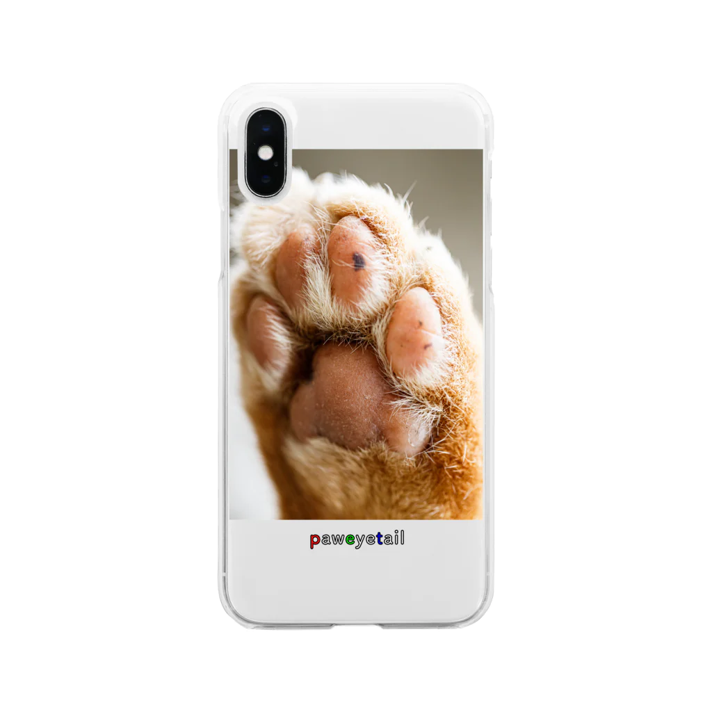 paweyetailのその手 Soft Clear Smartphone Case