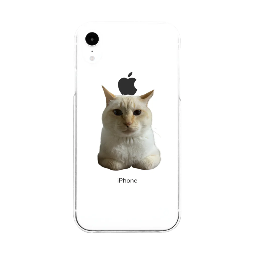 おすしちゃんのとってもかわいいねこ Soft Clear Smartphone Case