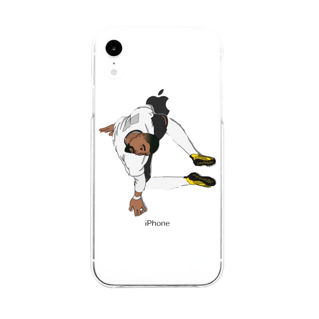 熊坂 直寿のKT “Kevin-Prince” goods  Soft Clear Smartphone Case