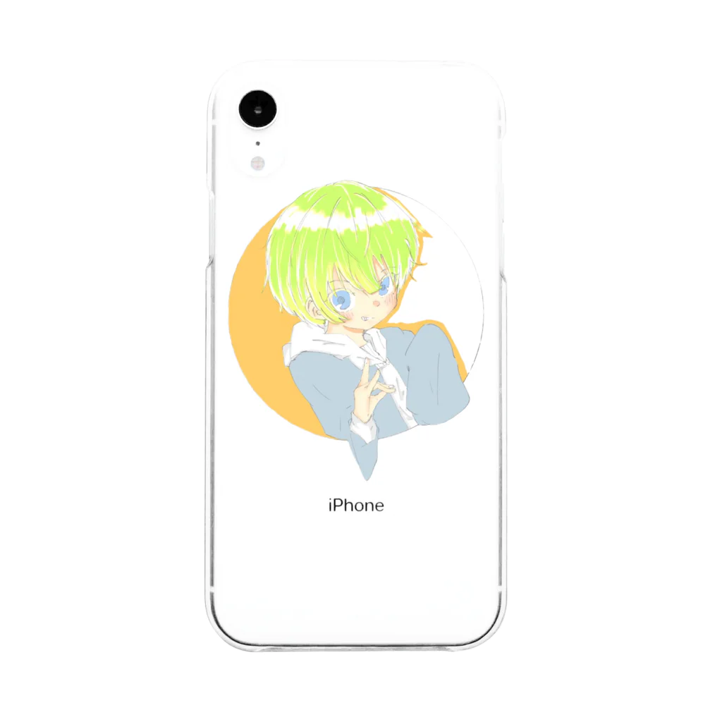 ねぎのねぎくん Soft Clear Smartphone Case