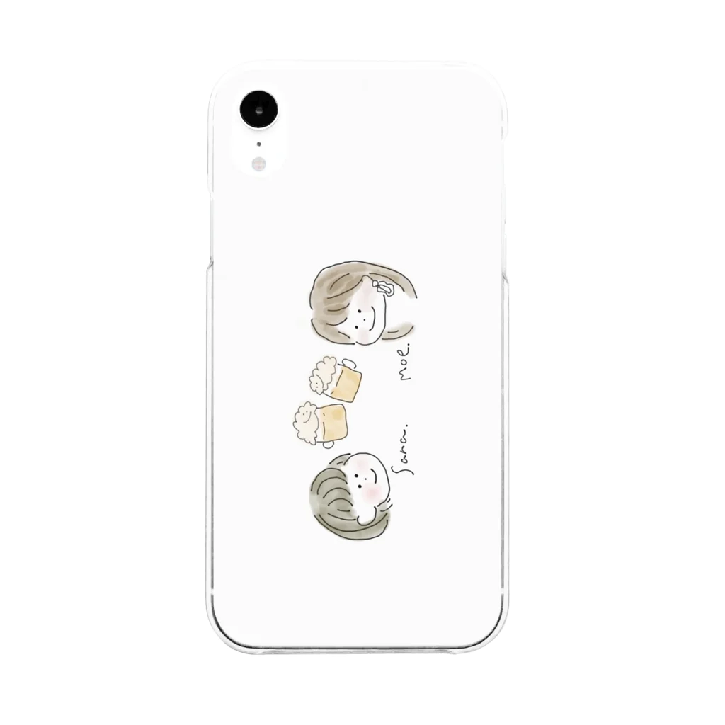 37___chpのsana Soft Clear Smartphone Case