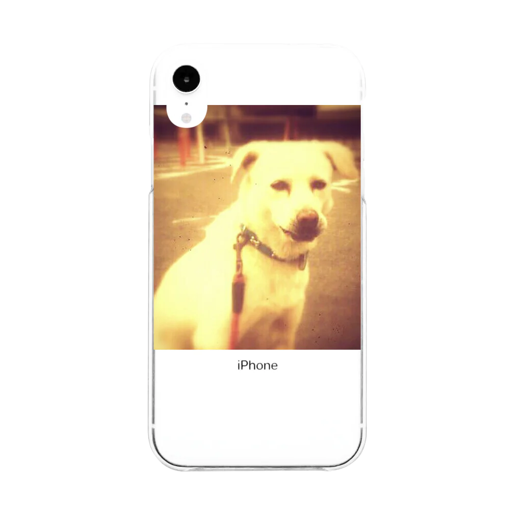 ちなおの我が家の愛犬 ばん君 Soft Clear Smartphone Case