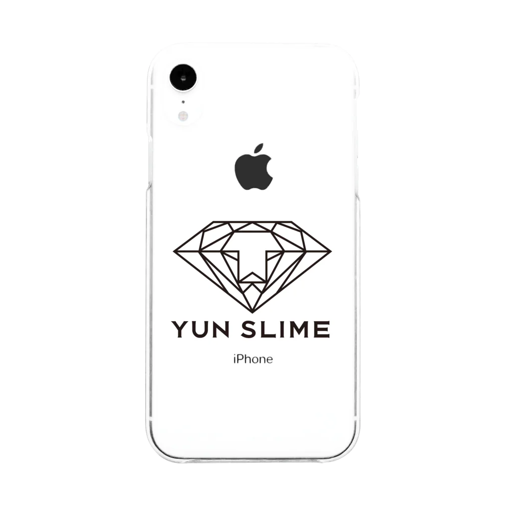 YUNSLIMEのLOGO ソフトクリアスマホケース