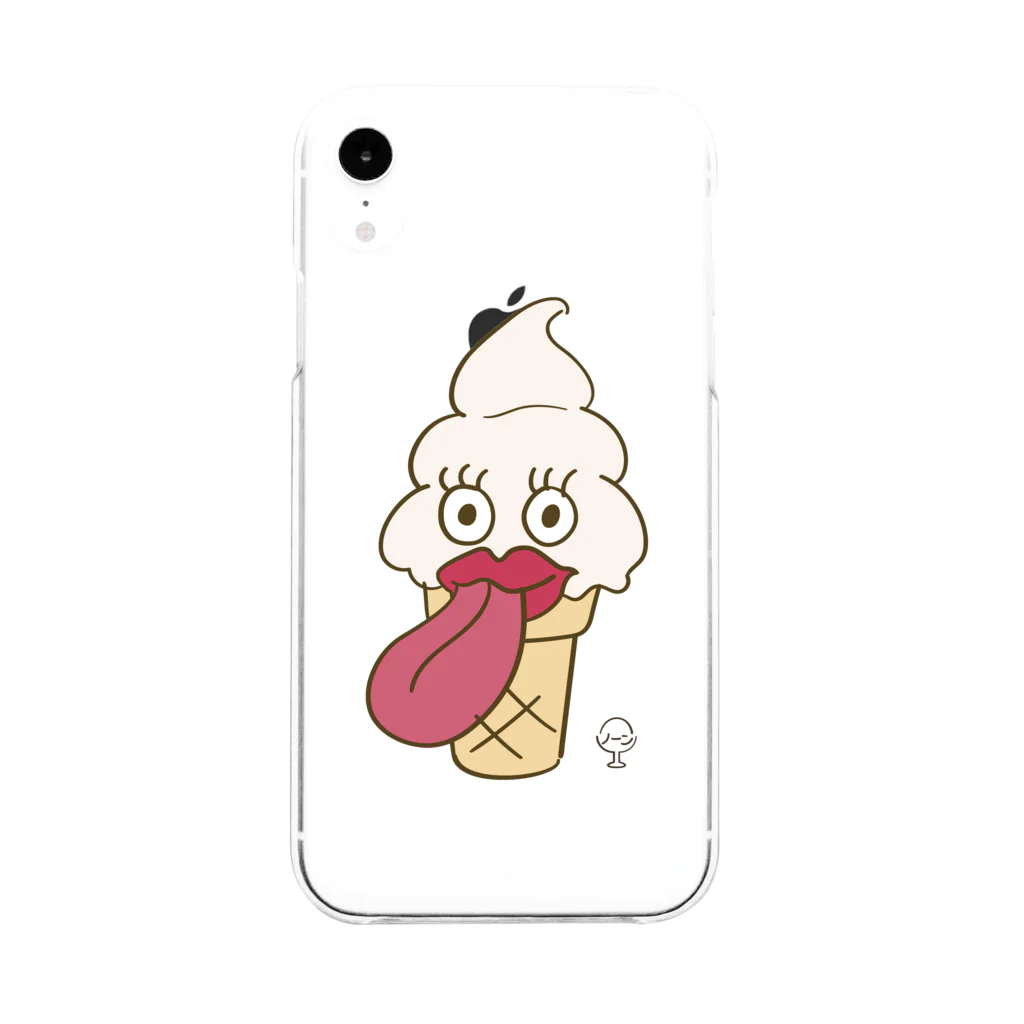 ノーンのノーンびりしたおみせのサリー Soft Clear Smartphone Case