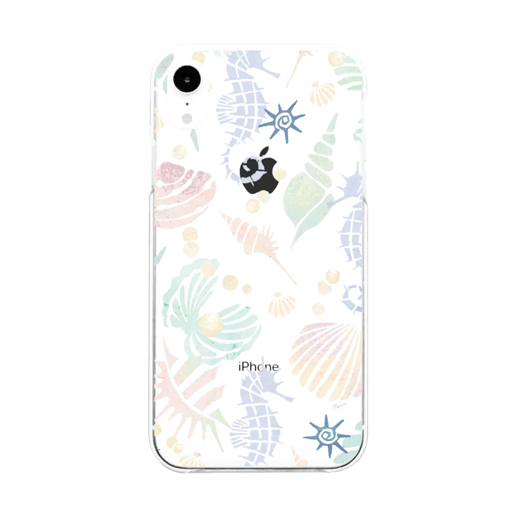 Tomoko HayashiのShells #2　クリア Soft Clear Smartphone Case