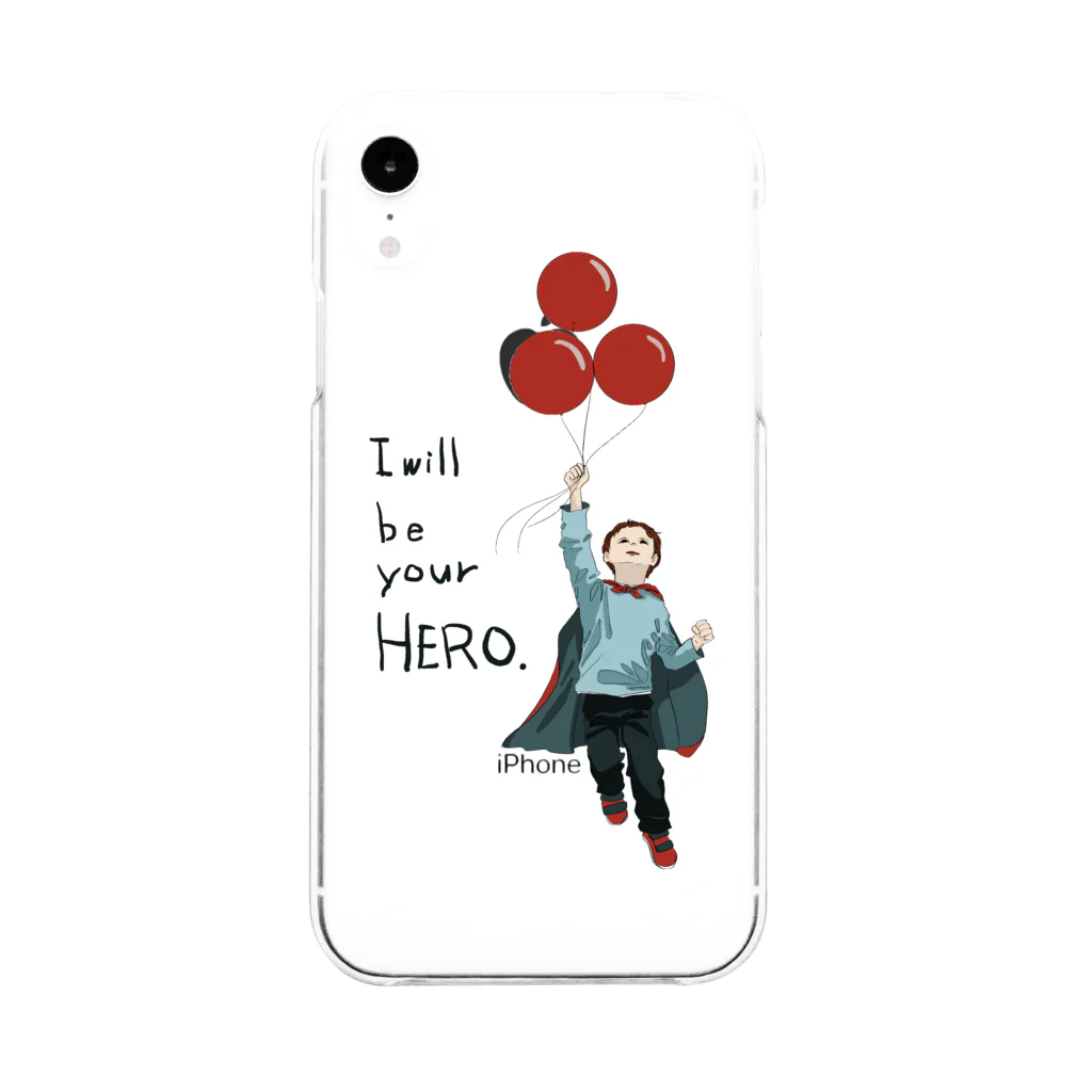 CHIBのhero スマホケース Soft Clear Smartphone Case