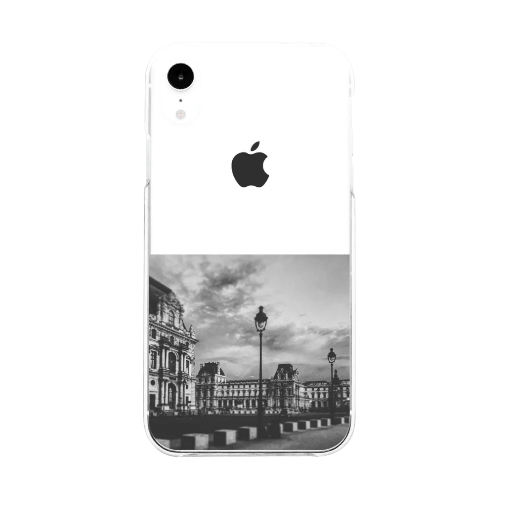 Nikki Parisのâge -Old Paris- Soft Clear Smartphone Case