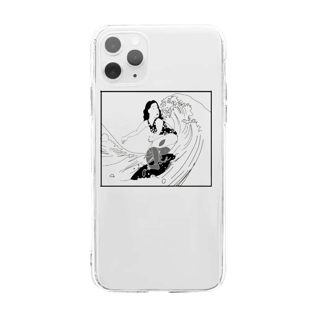 akane nakajimaのnaminori nadeshiko Soft Clear Smartphone Case