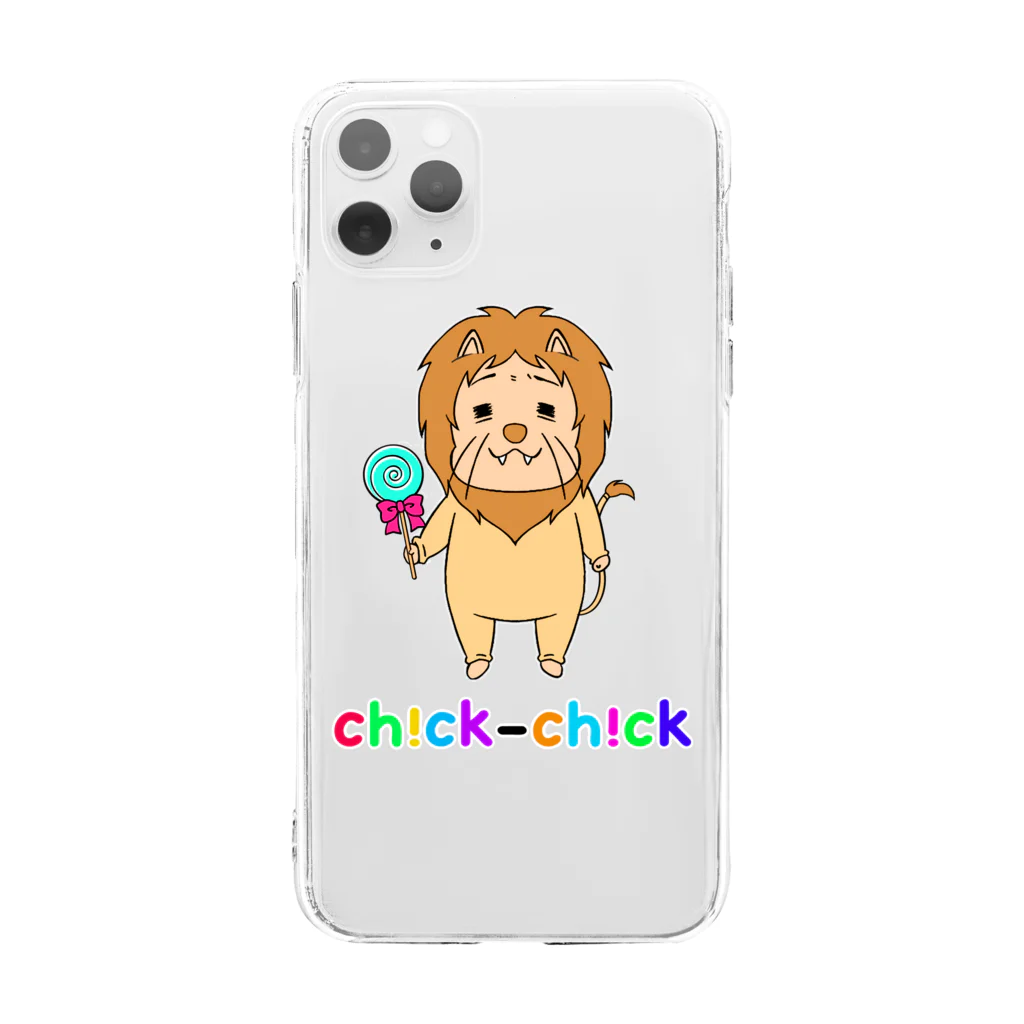 ch!ck-ch!ckのペロキャンすずきさん Soft Clear Smartphone Case
