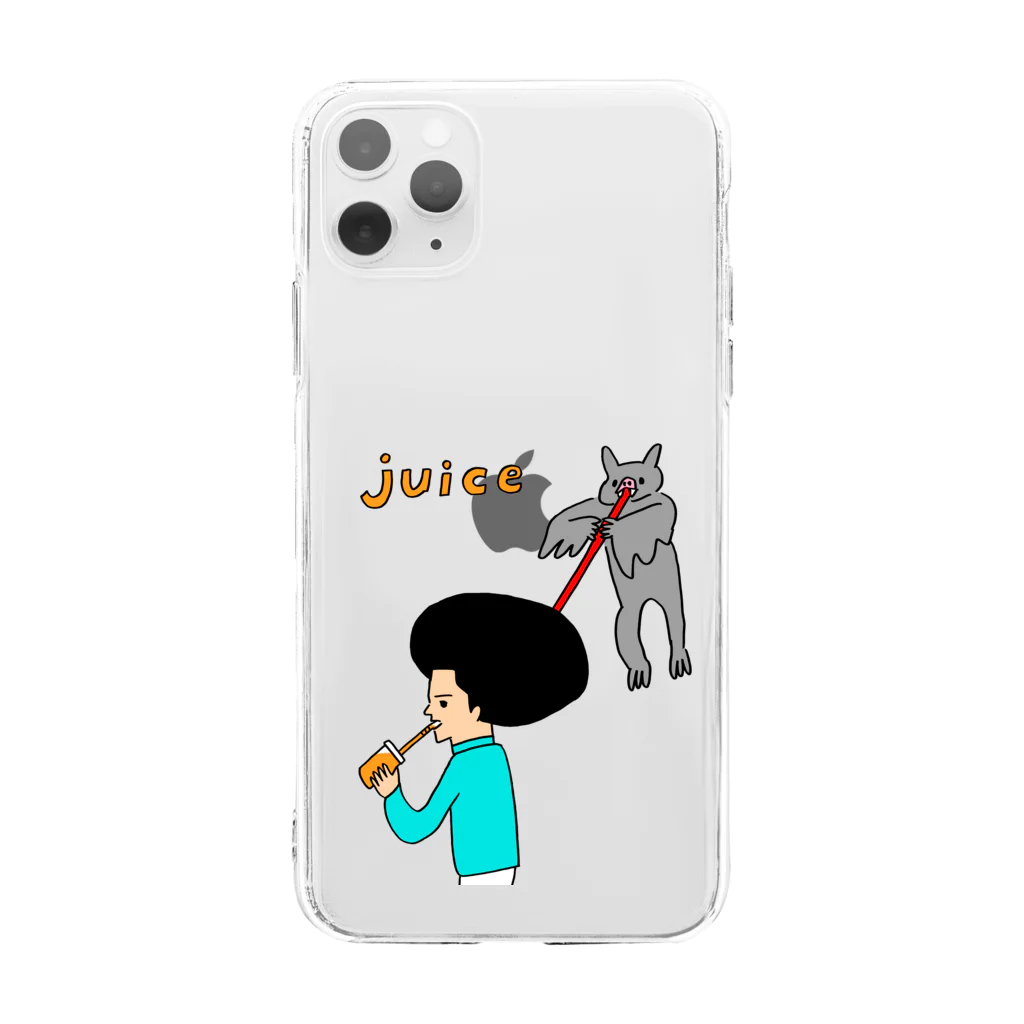 花くまゆうさくのJUICE（ジュース）２ Soft Clear Smartphone Case