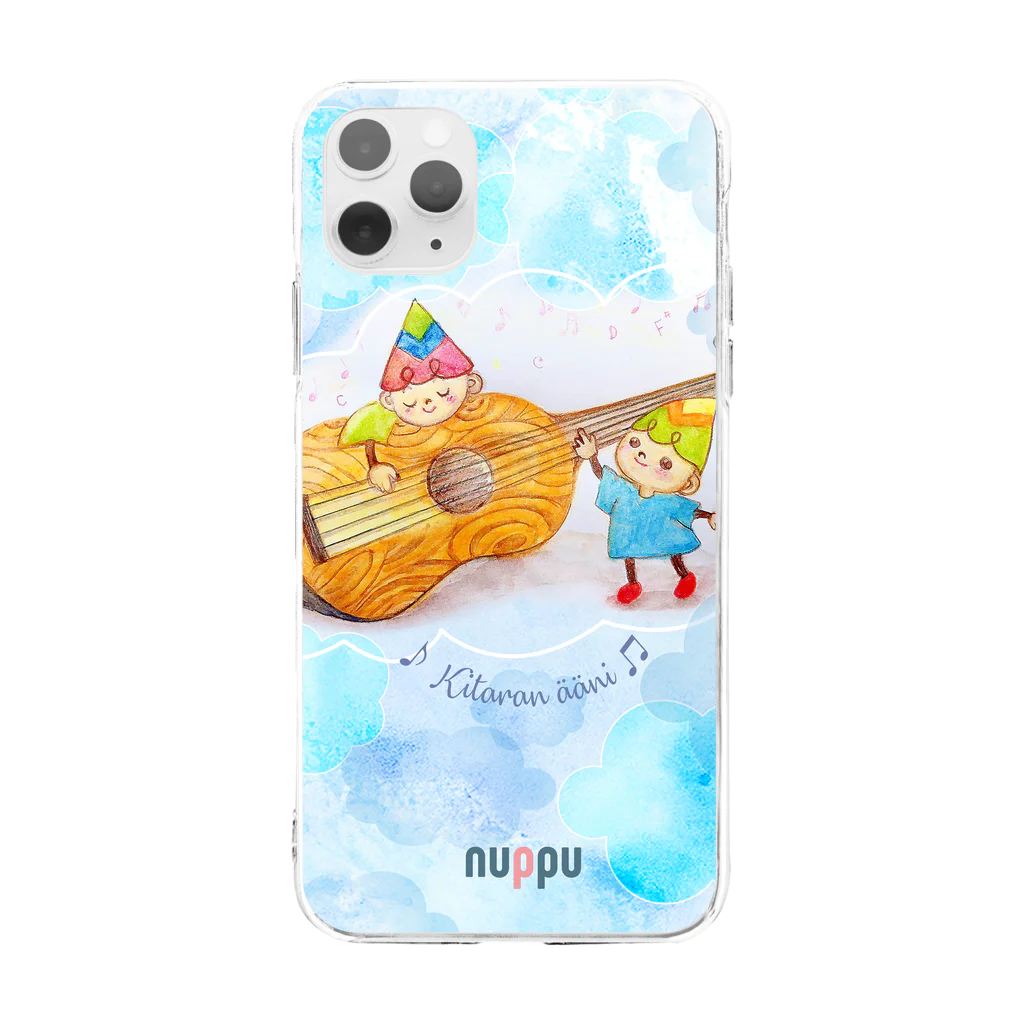 nuppuのギターの音色　スマホケース ソフトクリアスマホケース