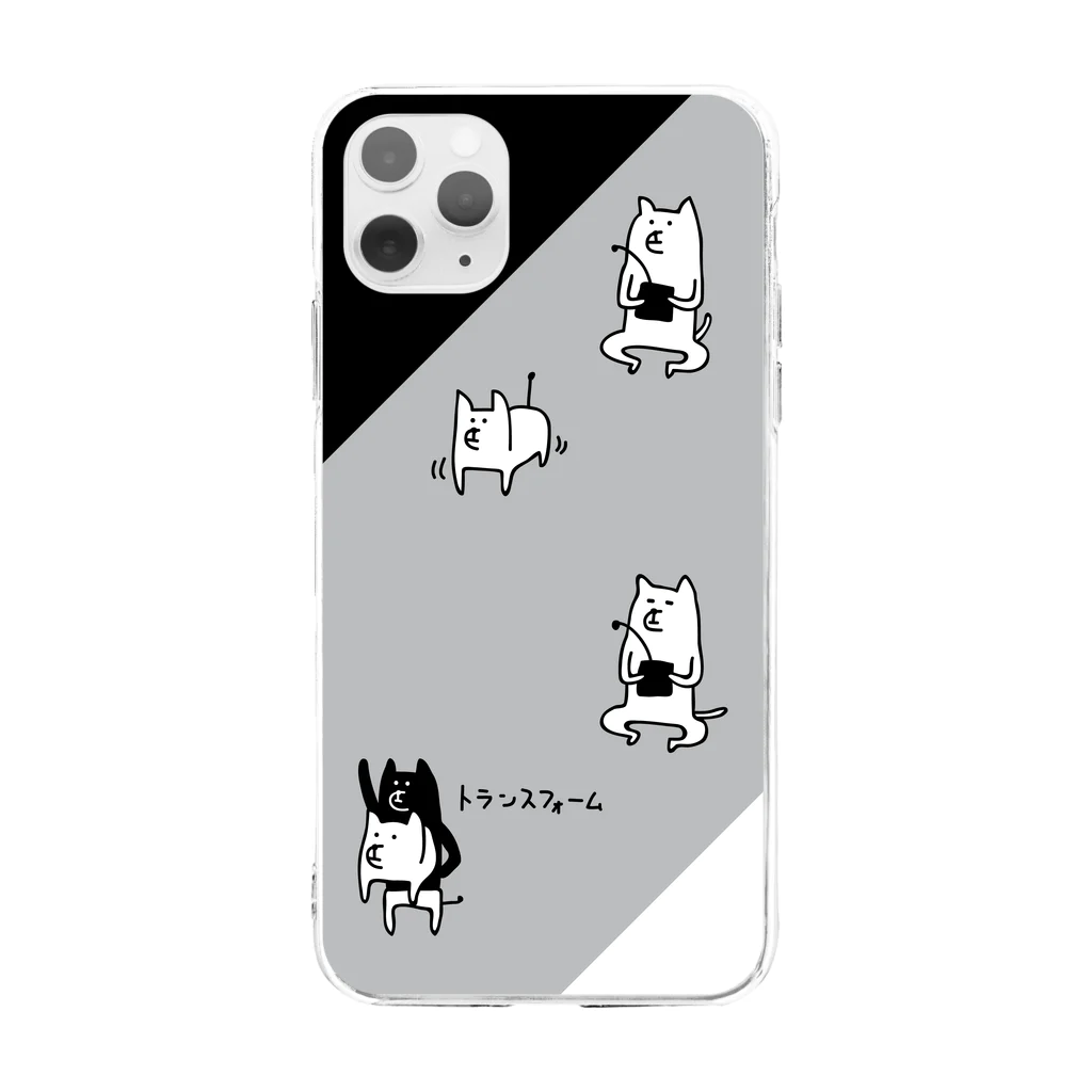 PokuStarの犬ラジコン・ケース Soft Clear Smartphone Case