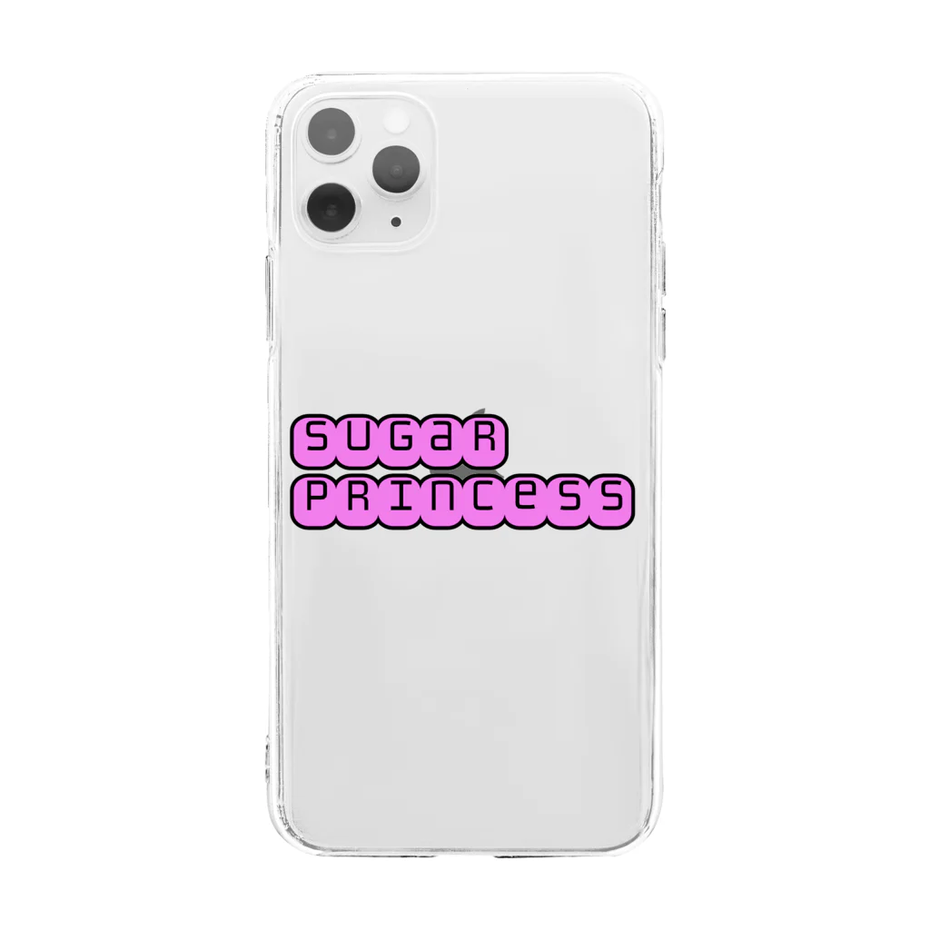 Chan na companyのsugarprincess　iPhoneケース Soft Clear Smartphone Case