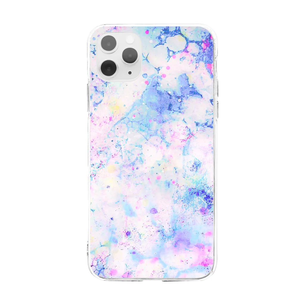 鹿星堂の泡沫堂（うたかたどう） Soft Clear Smartphone Case