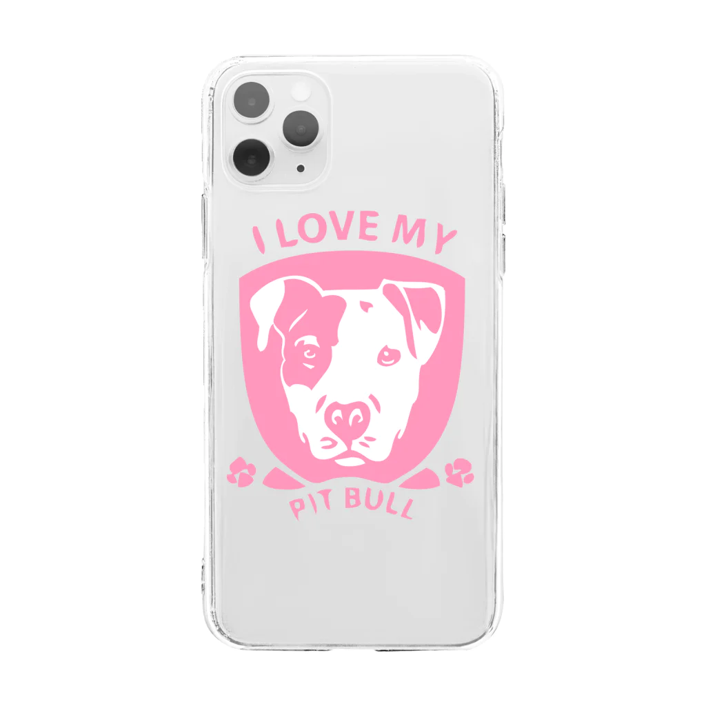 JOKERS FACTORYのPIT BULL Soft Clear Smartphone Case